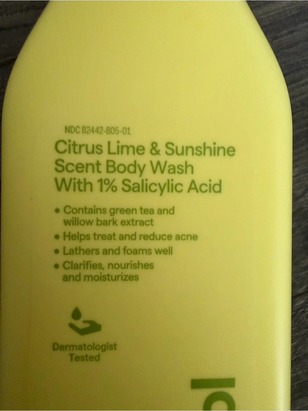 Acne Control Citrus Lime & Sunshine Body Wash
